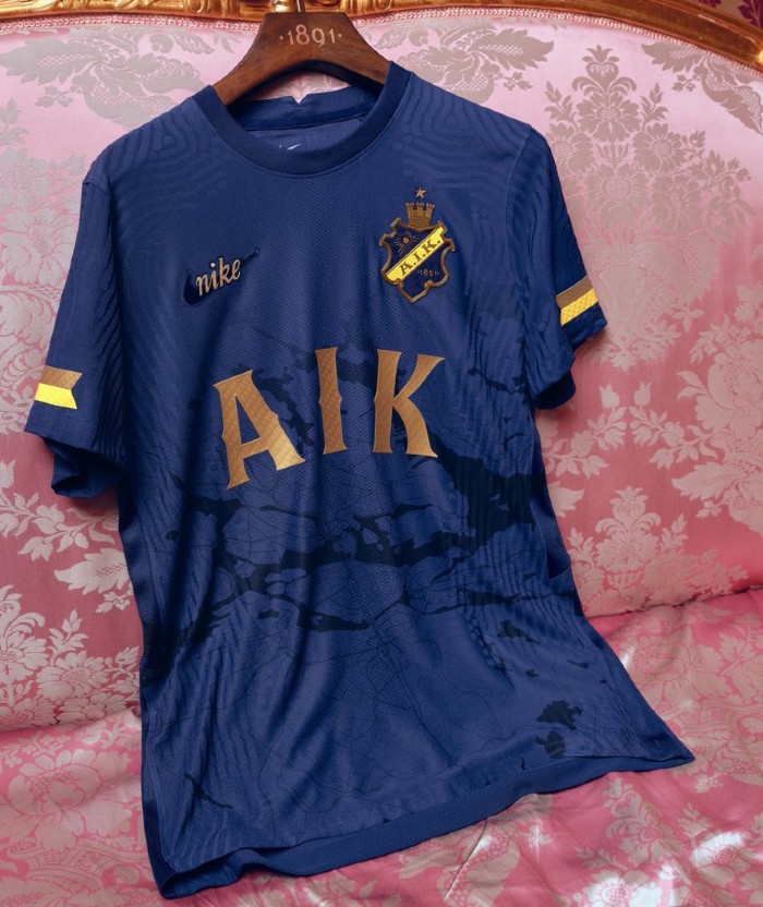 New AIK Soccer Jersey 2022 Special Royal Blue