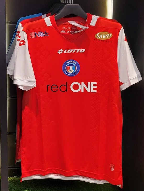 Red One Sabah FC 2022 Shirt Sponsor