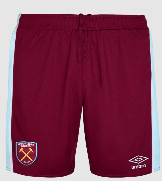 West Ham Claret Shorts 2021-22