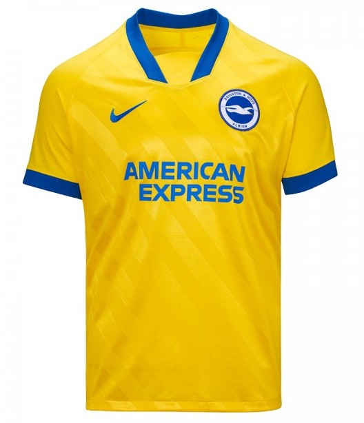 Yellow Brighton Third Kit 2021-22