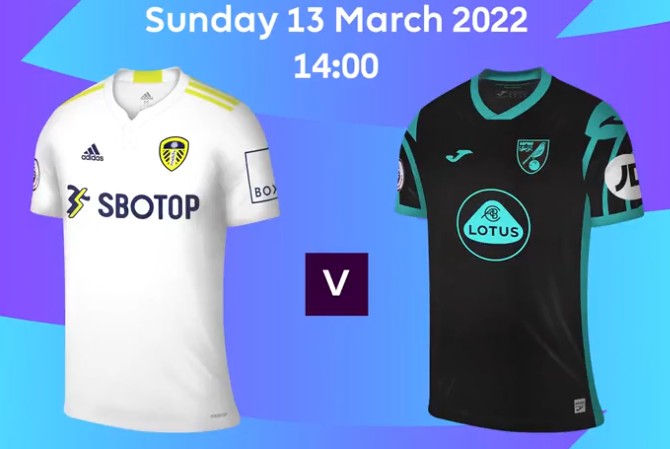 leeds vs norwich 2022