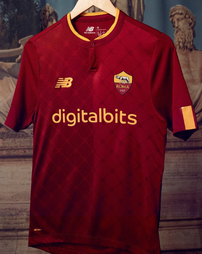 Pounding Nevertheless Buzz New AS Roma Jersey 2022-23 | New Balance Roma Home Shirt 22-23 | Football  Kit News