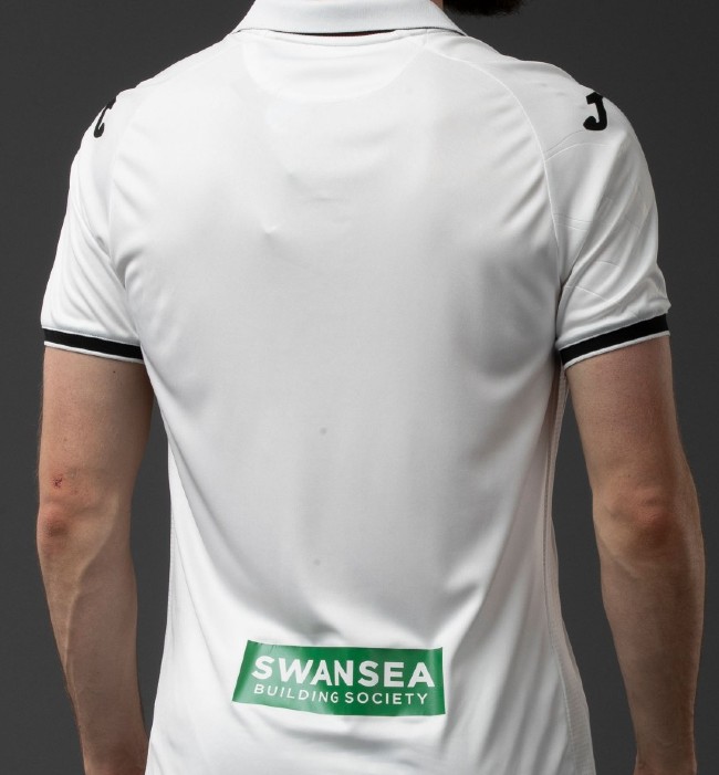 Back of Swansea City Home Shirt 22-23