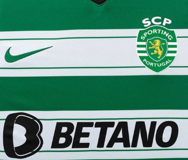 Betano Sporting Lisbon Shirt Sponsor 22-23