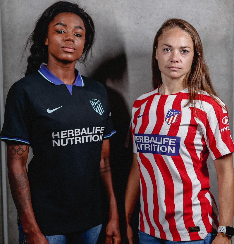 Black Atletico Madrid Away Shirt 2022-23