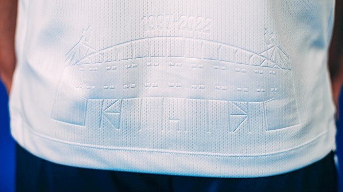 Horwich Stadium Detailing Bolton Wanderers New Shirt 2022 23