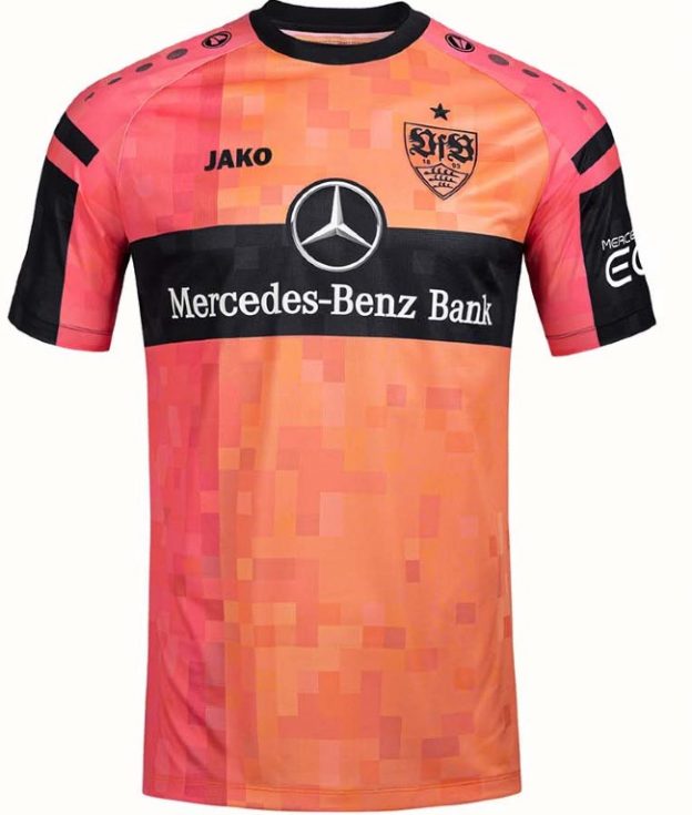 JAKO Maglia VfB Stoccarda Home Jersey - Ufficiale, Con Logo 3D E Scalinature In Rilievo - 2