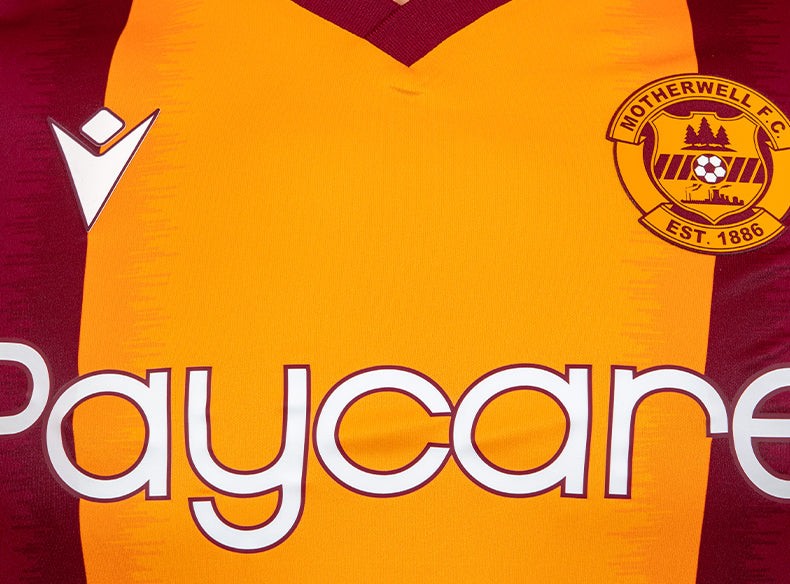 Paycare Motherwell FC Shirt Sponsor 2022-2023