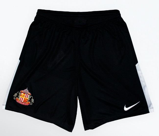 Black Sunderland Home Shorts 22 23