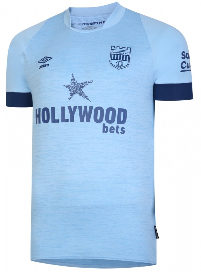 Blue Brentford Away Shirt 2022 2023