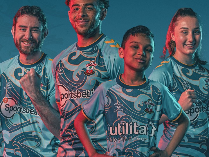 Blue Southampton Away Shirt 22-23 Hummel