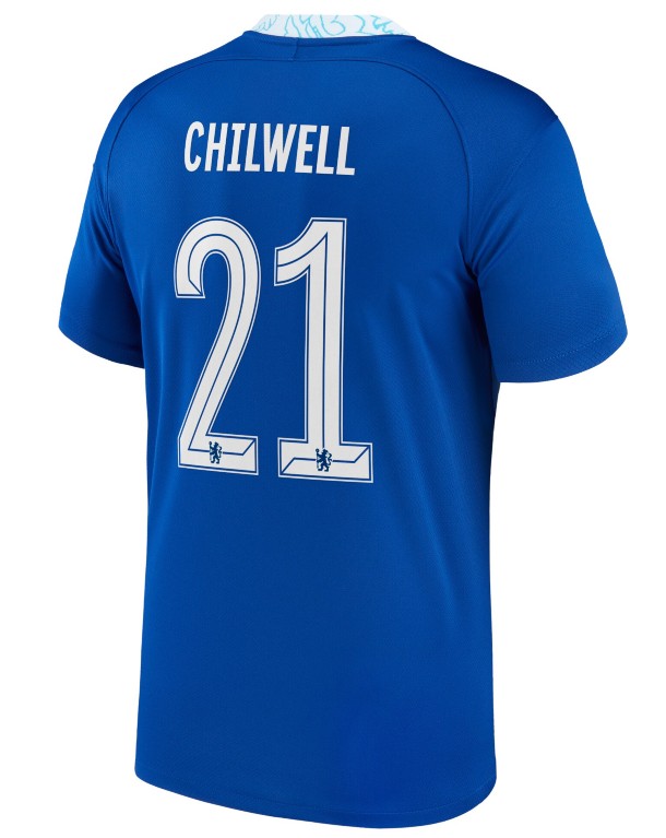 Cup Name Number Font Chelsea Shirt 22-23