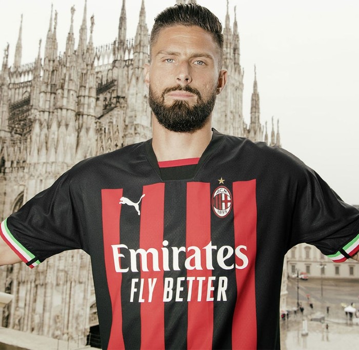 Giroud Milan Shirt 22-23
