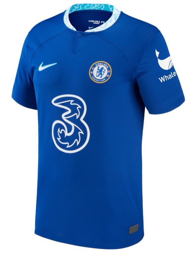 New Chelsea Jersey 20222023 CFC Home Kit 2223 by Nike with Whalefin