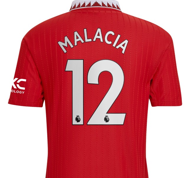 Malacia Man Utd Shirt Number 22-23 12