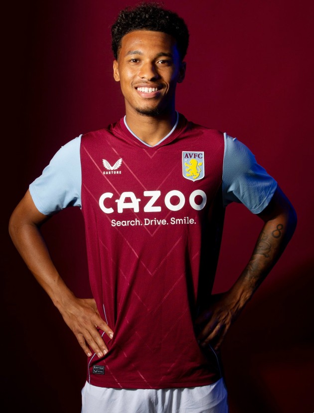 New Aston Villa Jersey 2022 23 Castore AVFC Home Kit With Chevron 