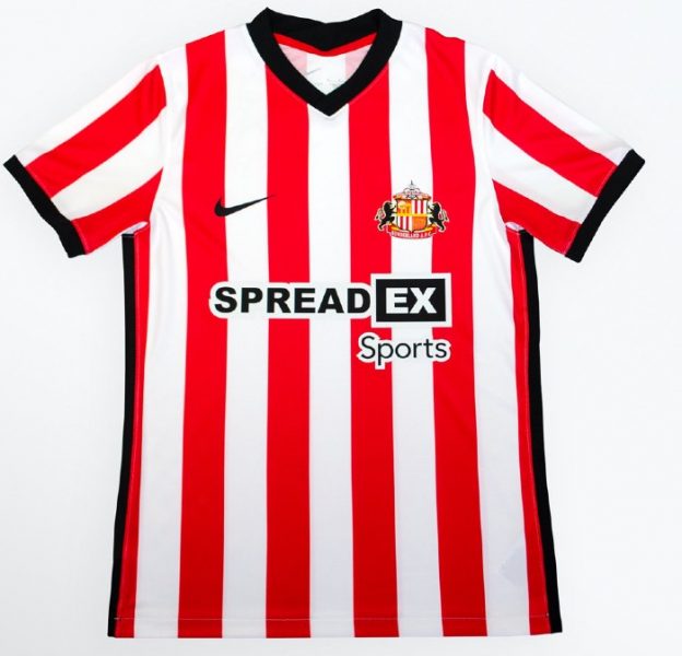 Safc Patch New SAFC Strip 22-23 | Nike Sunderland Home Kit with Spreadex as shirt ...