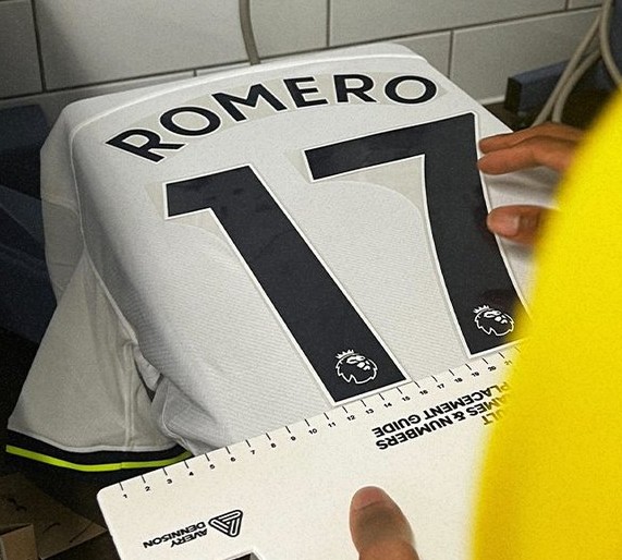 Romero 17 Jersey Number Tottenham