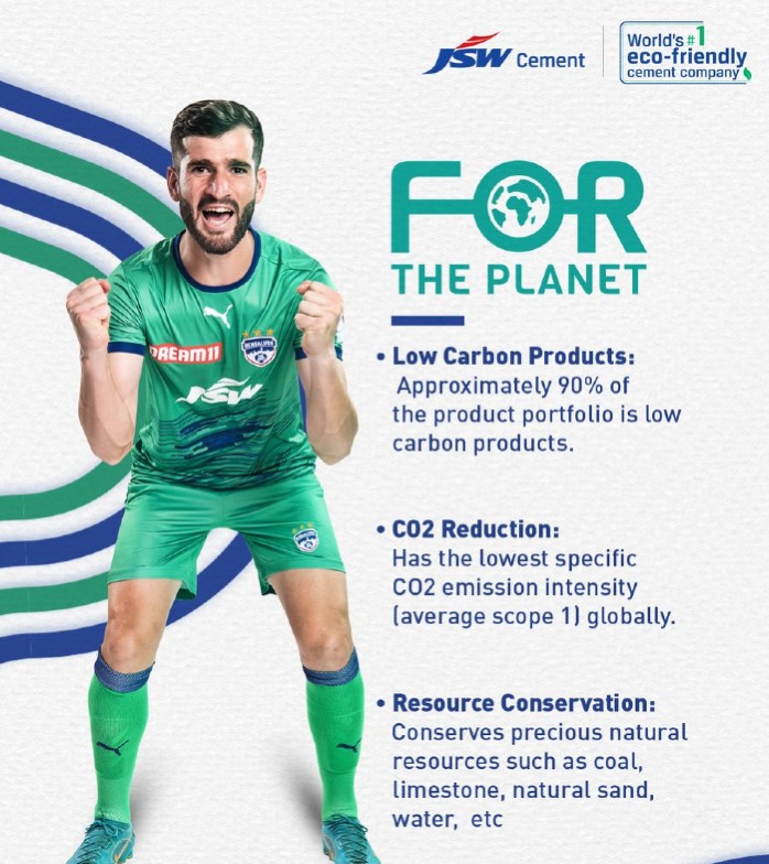 Green Bengaluru FC Jersey 2022 2023