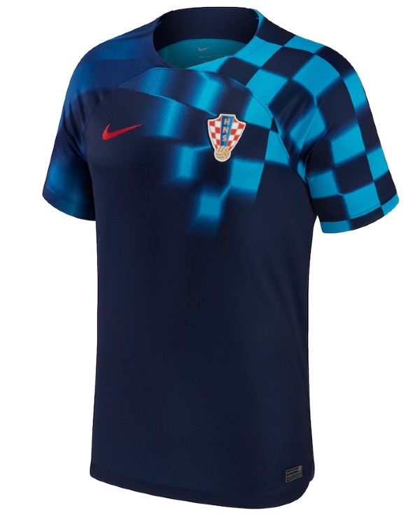 Croatia Away Shirt Blue World Cup 2022