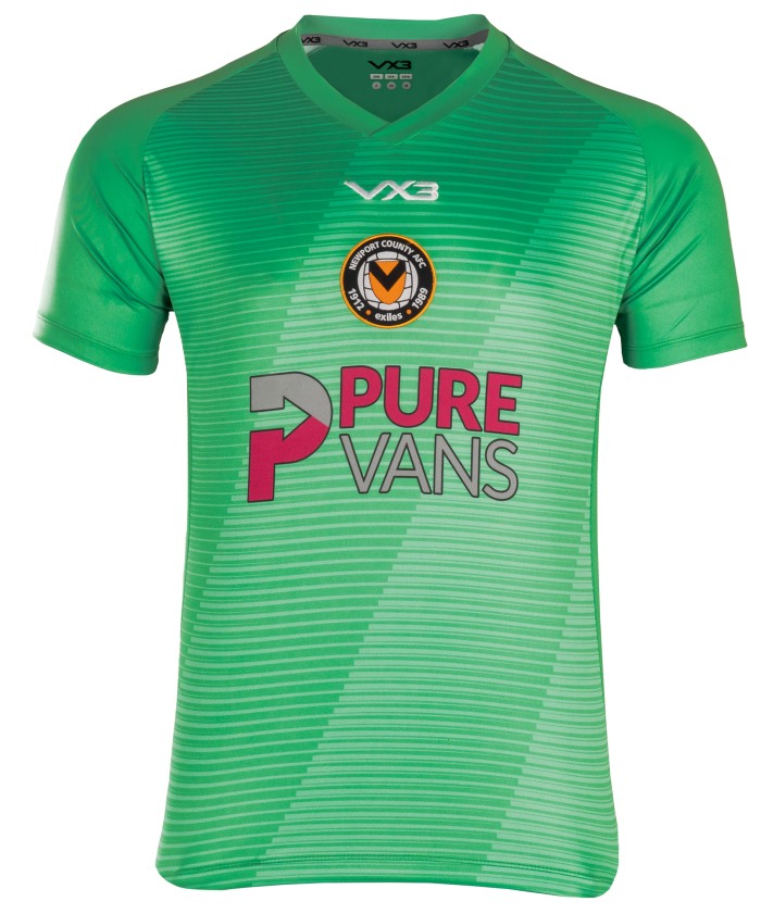 Green Newport County Goalkeeper Shirt 23 24