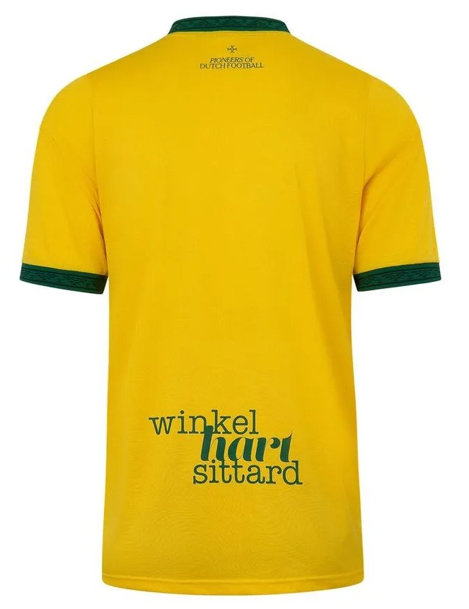 Back of Fortuna Sittard Home Shirt 24 25