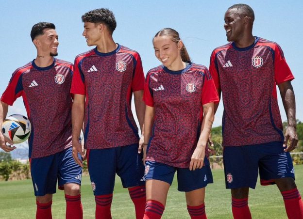 New Costa Rica Jersey 2024-2025 | Adidas Copa America Home & Away Kits ...