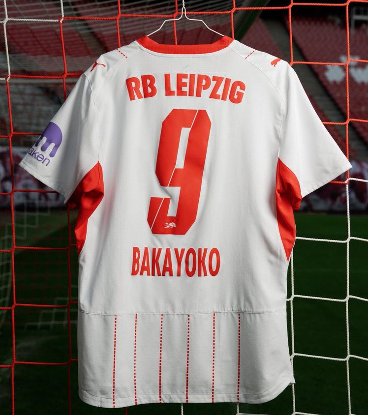 Back of Leipzig Home Shirt 26-27