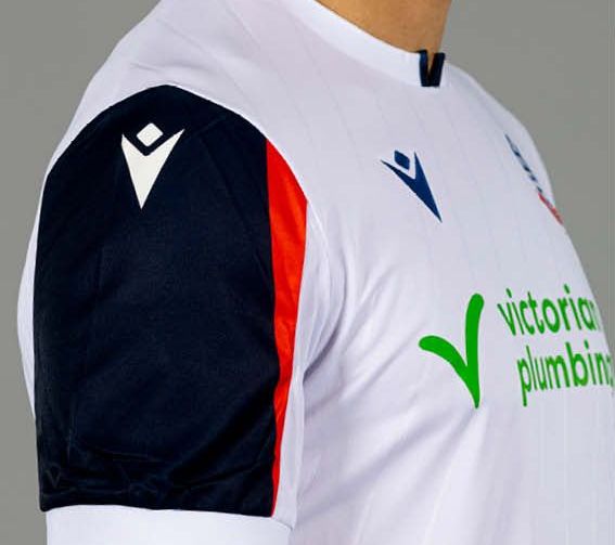 Bolton Wanderers Macron Right Sleeve Shirt Design 2026-27